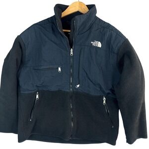 Vintage The North Face Denali Fleece Jacket Mens Large Made in USA Black